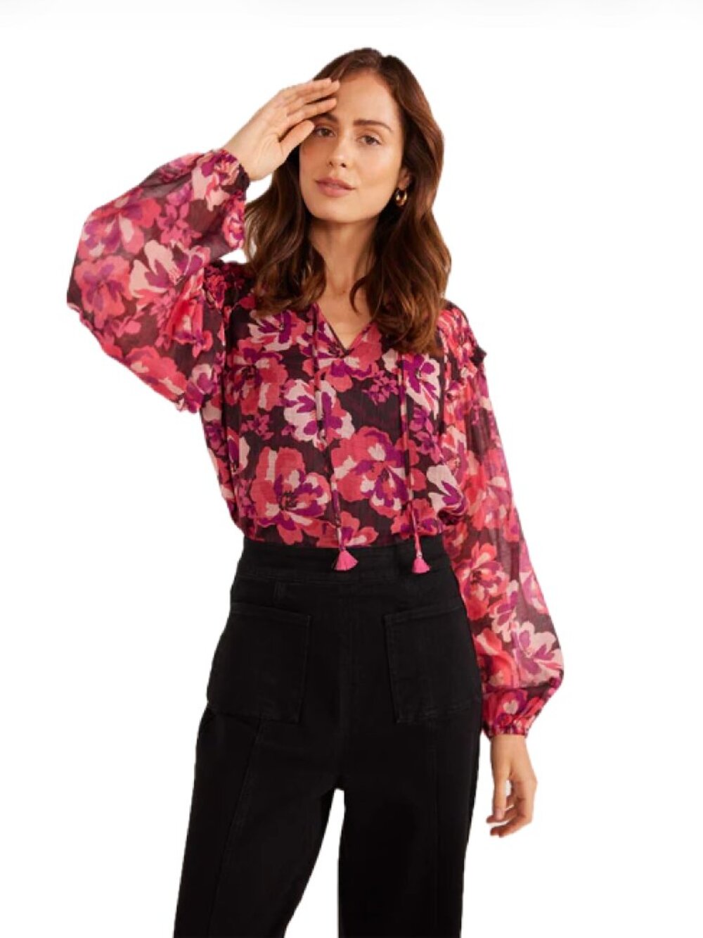MINKPINK Savannah Long Sleeve Blouse